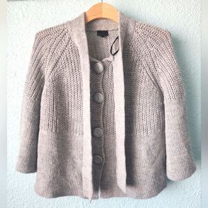 John Lewis Wool Alpaca blend cropped sweater